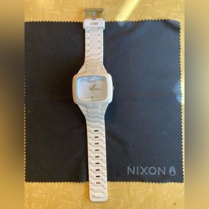 Nixon The Rubber Player White Watch